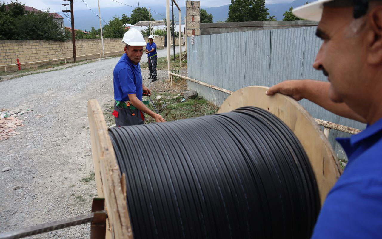 İvanovka və Lahıcda GPON texnologiyası ilə genişzolaqlı xidmətlər — Fotolar