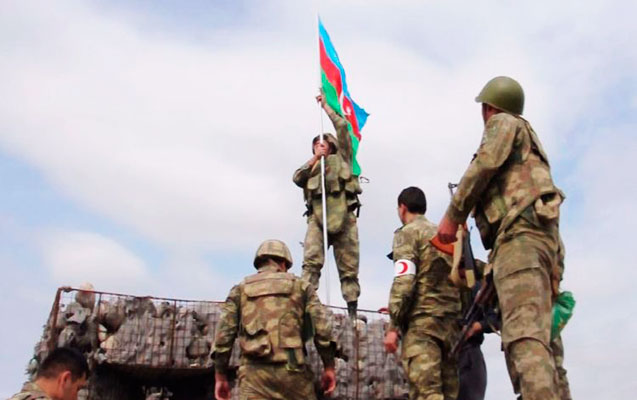Азербайджанская армия освободили эти высоты