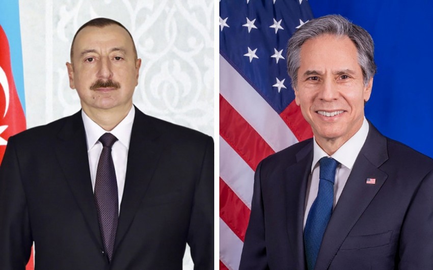 Энтони Блинкен позвонил президенту Азербайджана