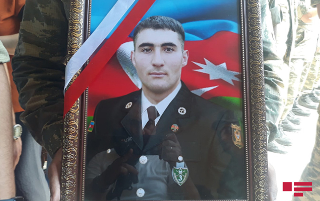 В Агстафе состоялись похороны шехида Тахира Алиева