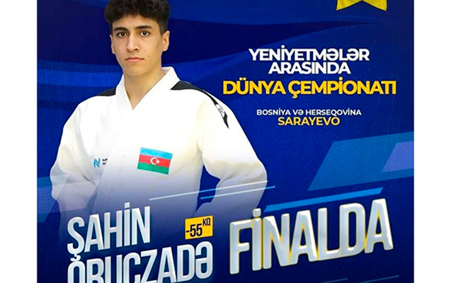 Azərbaycan cüdoçusu dünya çempionatının finalına yüksəldi