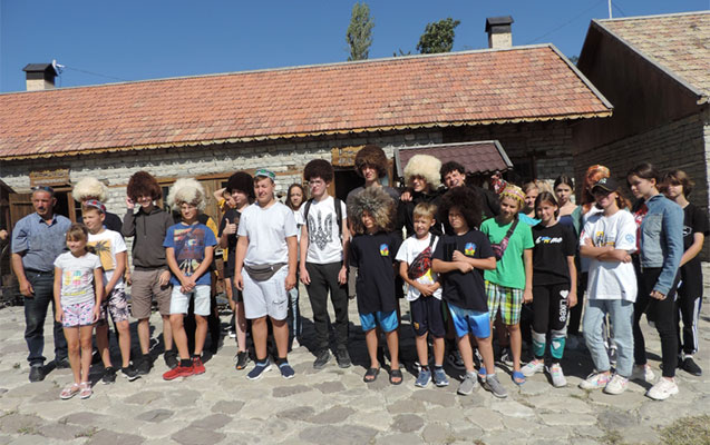 Ukraynalı uşaqlar Şamaxıya ekskursiya etdilər
