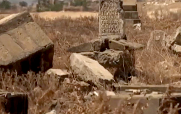 Axtar Ermənilər Laçında məzarlıqları yandırıblar - Video