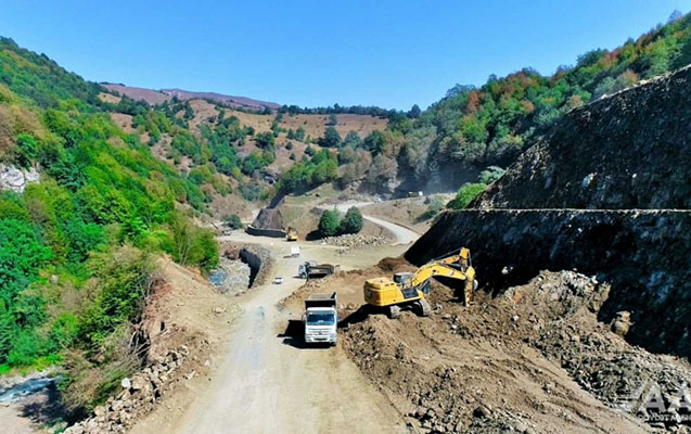 Toğanalı-Kəlbəcər-İstisu yolunun və Murovdağ tunelinin inşası davam etdirilir
