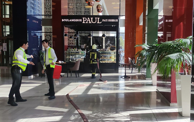 demirci-plazada-yangin-telimi-kecirildi