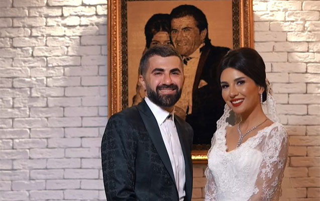 Zaurla Günay evlilik ildönümündə 10 il əvvəlki bəy-gəlin libasında