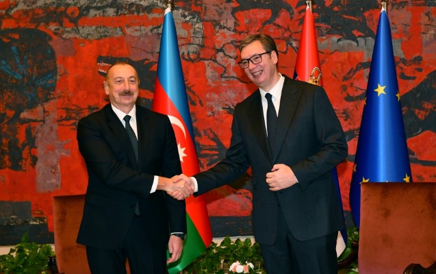 В честь Президента Азербайджана дан официальный ланч