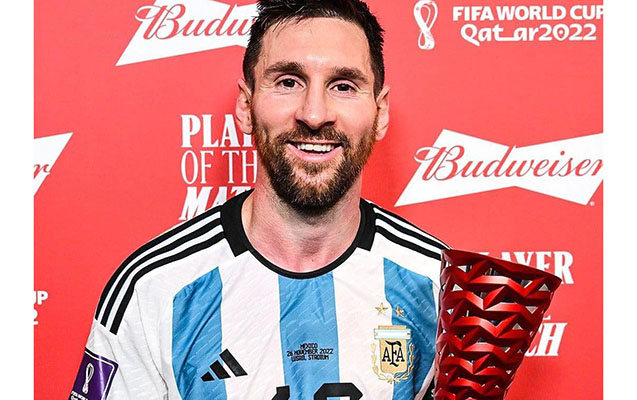 Messi Meksika ilə matçın ən yaxşısı seçildi
