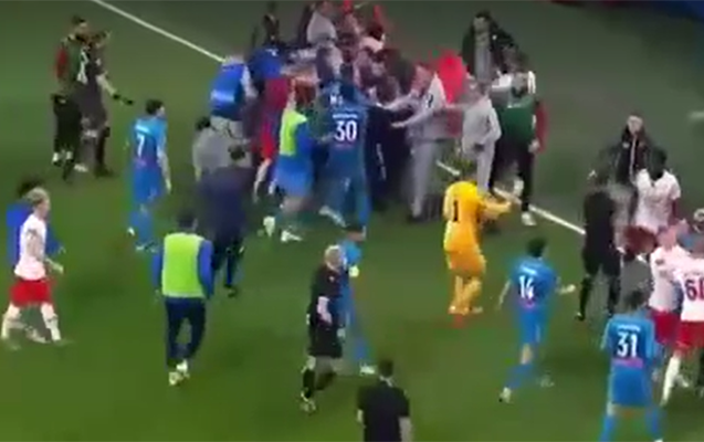 Rusiya kubokunda keçirilən “Zenit” - “Spartak” matçı qalmaqalla yadda qalıb