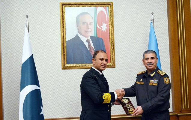 Zakir Həsənov pakistanlı admiralla görüşdü - Fotolar