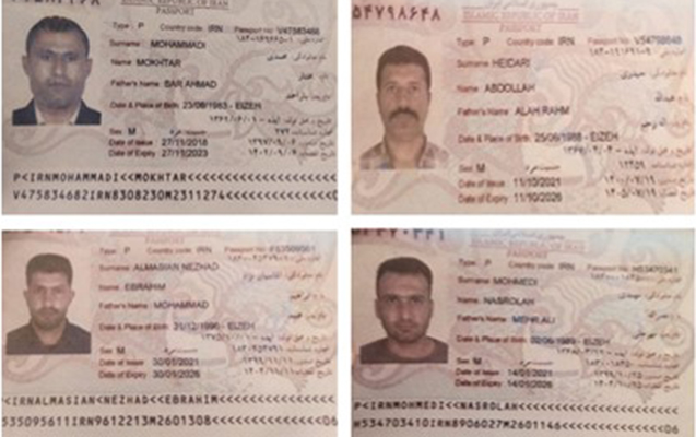 Группа иранцев перешла в Карабах с этими документами