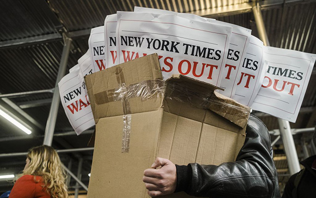 Журналисты “New York Times” начали забастовку