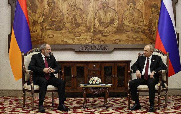 Bişkekdə Putin-Paşinyan görüşü başladı