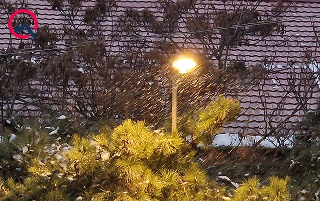 Bakıya yenə güclü qar yağır