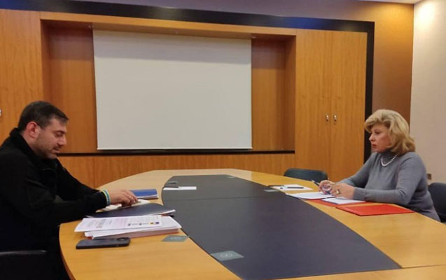 Rusiya və Ukrayna ombudsmanları görüşdü