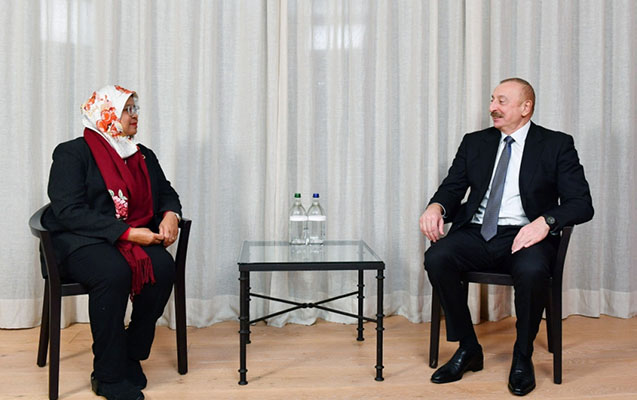 Prezident BMT-nin Məskunlaşma Proqramının icraçı direktoru ilə görüşdü