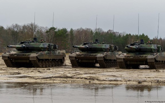 Almaniya Ukraynaya döyüş tankları verəcək