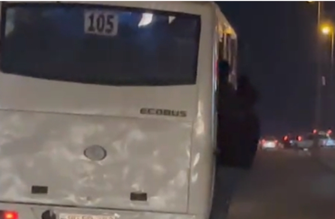 Водитель автобуса в Баку подверг опасности жизни пассажиров