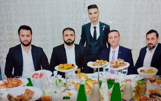 Rəşad Sadıqov futbolçusunun nişanında  - Foto  
