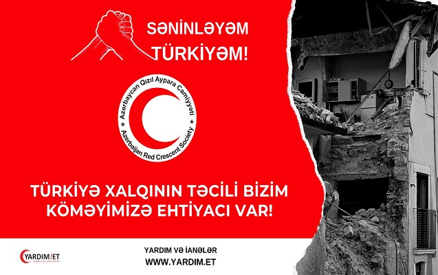 “Səninləyəm Türkiyə!” adlı kampaniya başladıldı