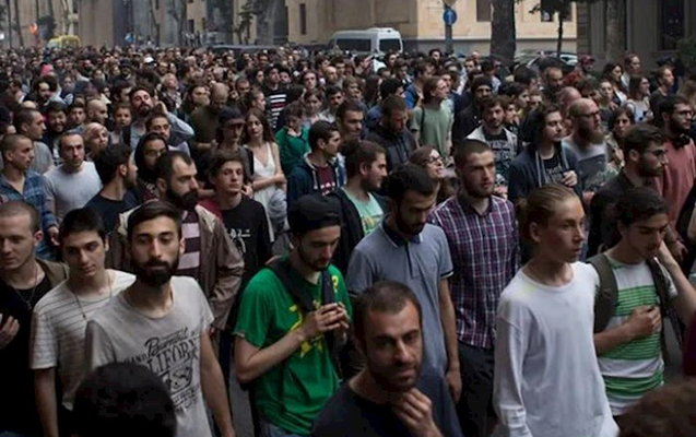 Tbilisidə mitinq keçirilir