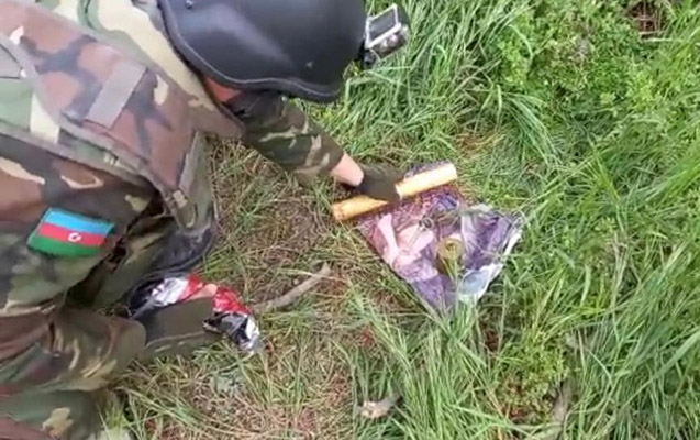 Bakıda hərbi sursat tapıldı