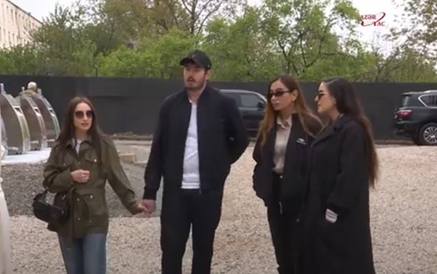 Heydər Əliyevin xanımı da Şuşaya gedib - Video