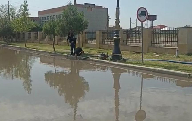 Güclü külək və yağış bu rayonda fəsadlara səbəb oldu