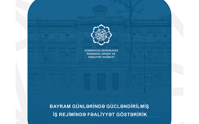reqemsal-inkisaf-ve-neqliyyat-nazirliyi-guclendirilmis-is-rejiminde-fealiyyet-gosterecek