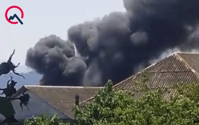 Lənkəranda hoteldə yanğın