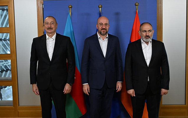Azərbaycan Prezidentinin Şarl Mişel və Paşinyanla görüşü başa çatdı