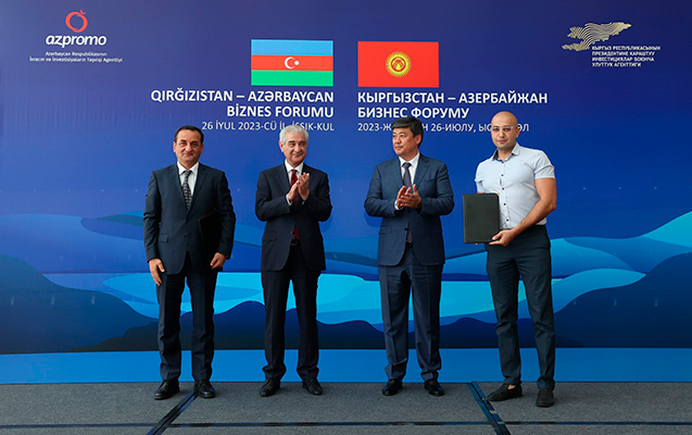 Abşeron Logistika Mərkəzi ilə bir sıra Qırğızıstan şirkətləri arasında memorandum imzalandı