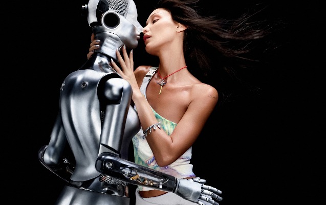 Bella Hadid robot obrazında...  - Fotolar  