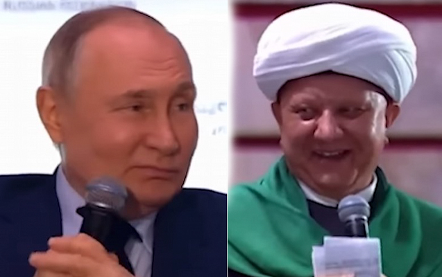 Putinin müfti ilə salamlaşması maraqla qarşılandı