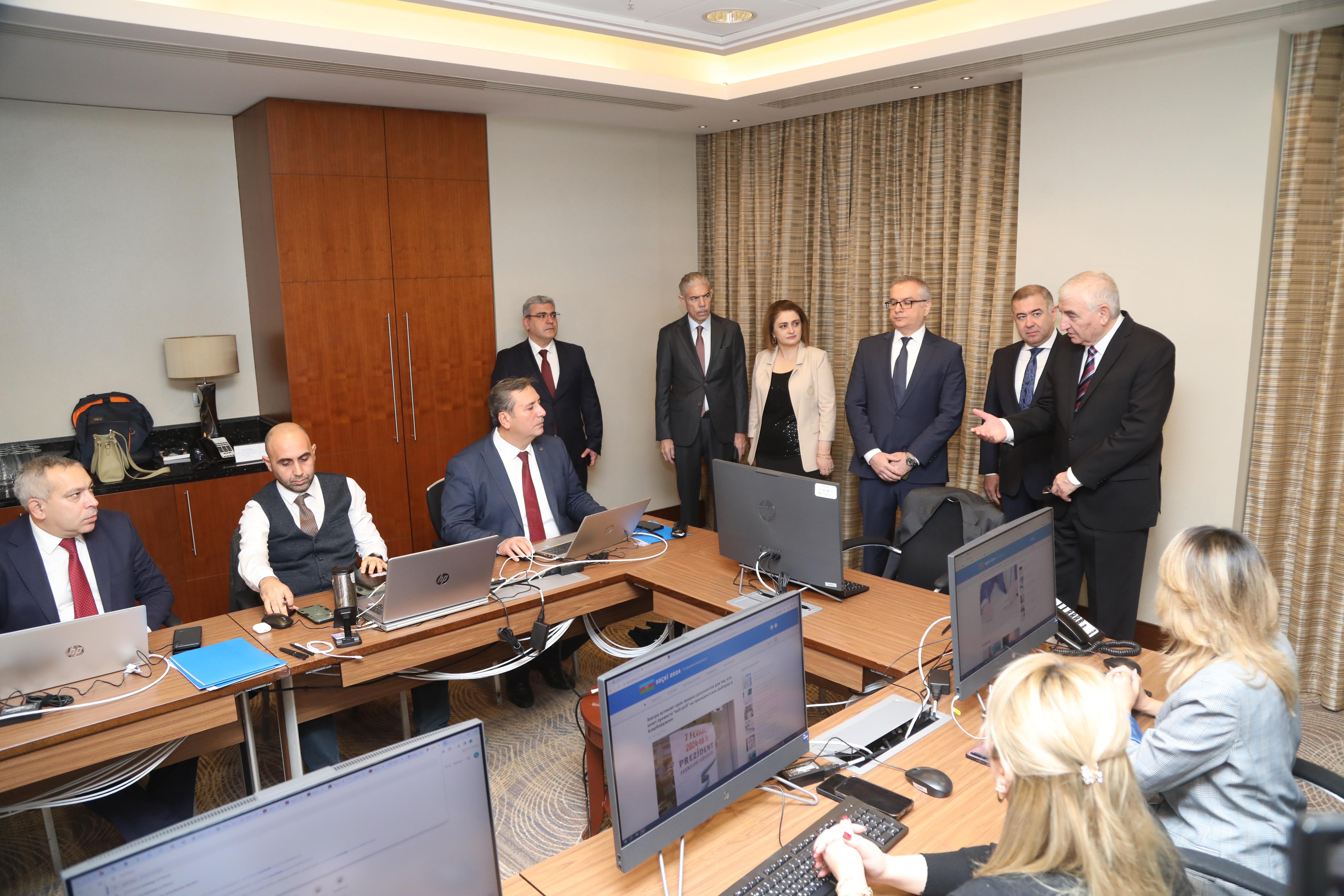 Məzahir Pənahov “Seçki-2024” Mərkəzində - FOTOLAR