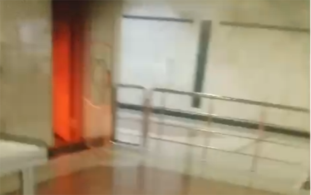 “Nəsimi” stansiyasında yanğın  - Video  