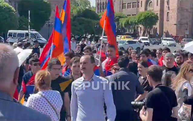Ermənistandakı aksiyada 12 nəfər saxlanılıb  - Video - Yenilənib  
