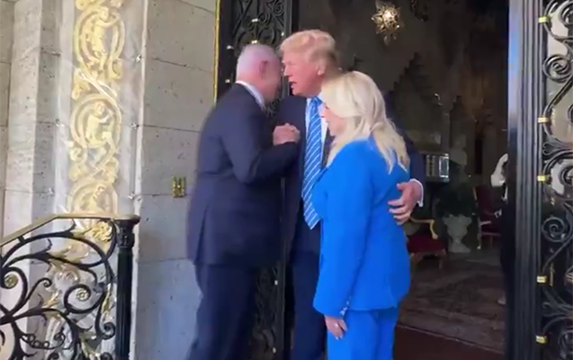 Tramp Netanyahu ilə belə görüşdü