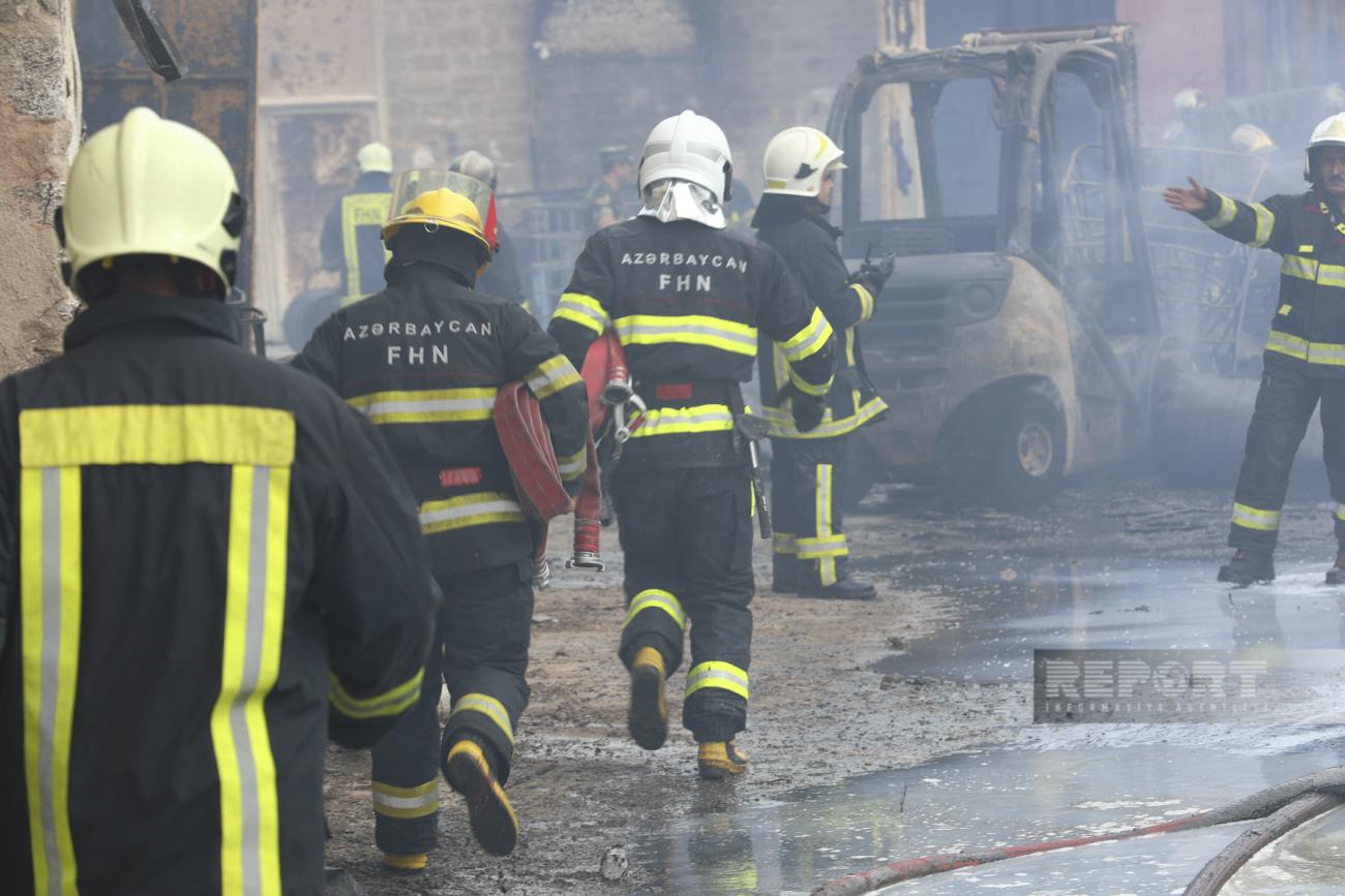 Yanğından bu fotolar geridə qaldı... - FOTOLAR