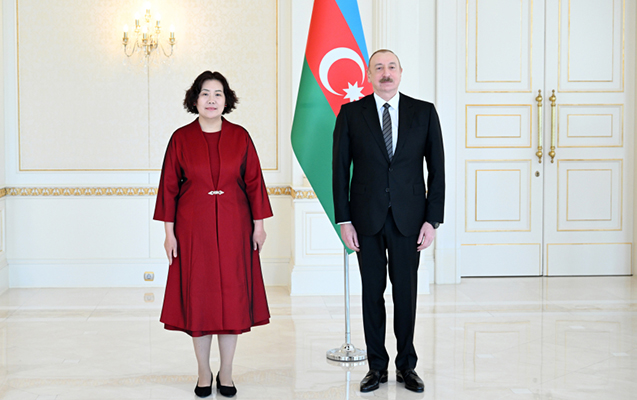 İlham Əliyev Çin səfirini qəbul etdi - Fotolar