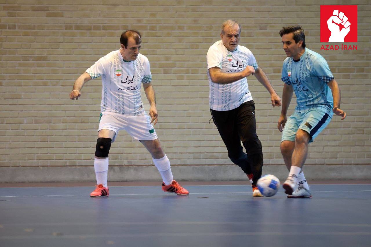 mesud-pezeskian-futbol-oynadi