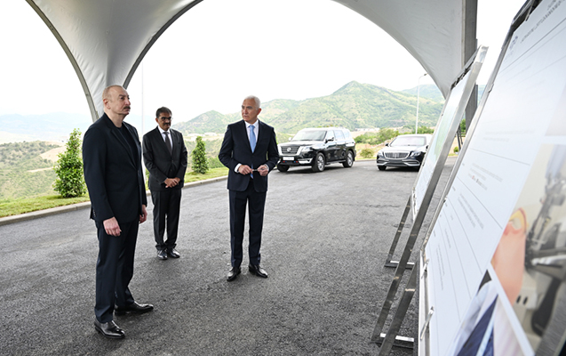 Prezident Laçına getdi