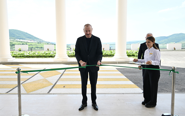 Laçında istirahət kompleksi açıldı