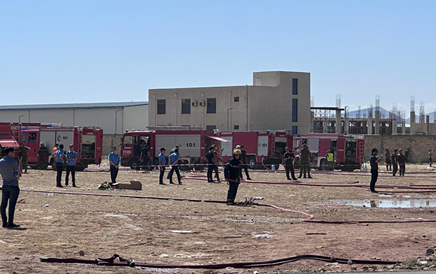 Yanğın yerinə 30 xüsusi təyinatlı texnika, 140 şəxsi heyət cəlb olundu