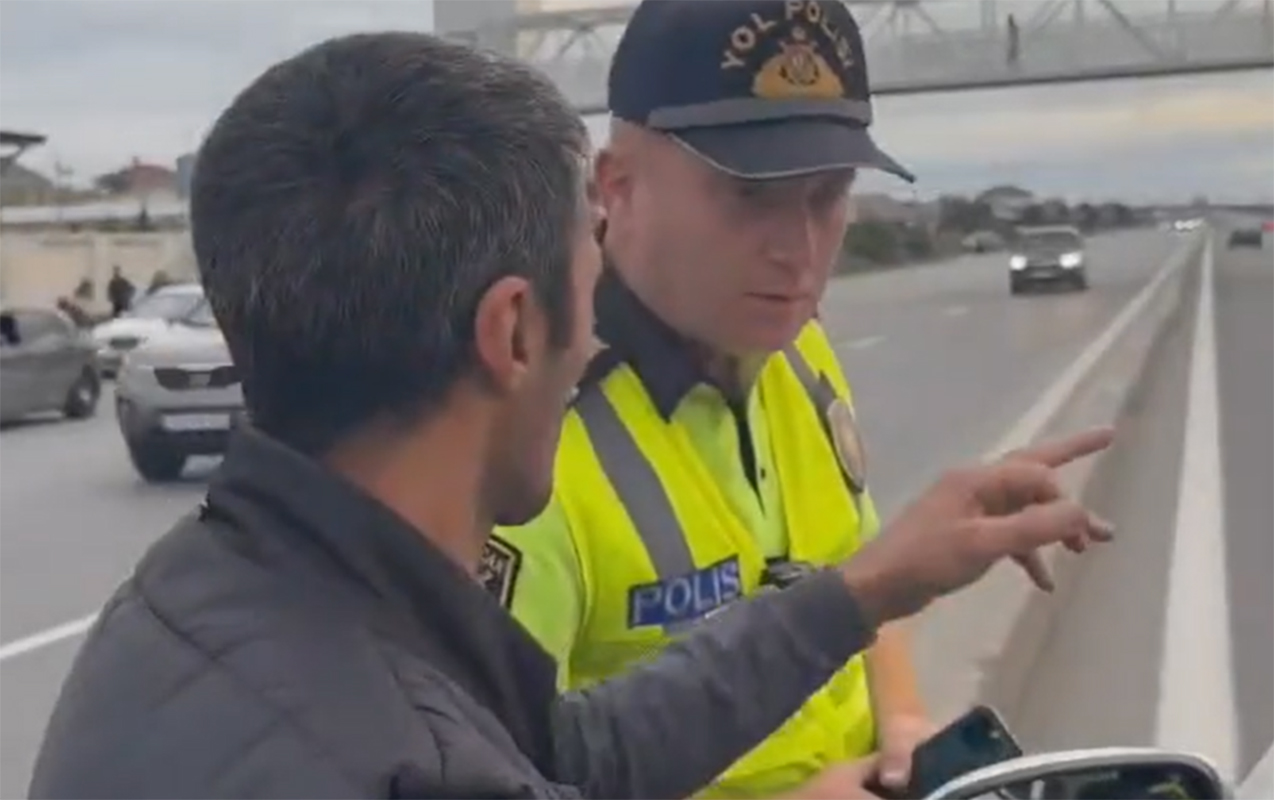 Qaydaları pozan piyadalar cərimələnir  - Video  