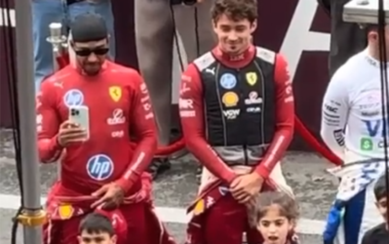 Həmilton himnimizi oxuyan uşaqları videoya çəkdi  - Video  