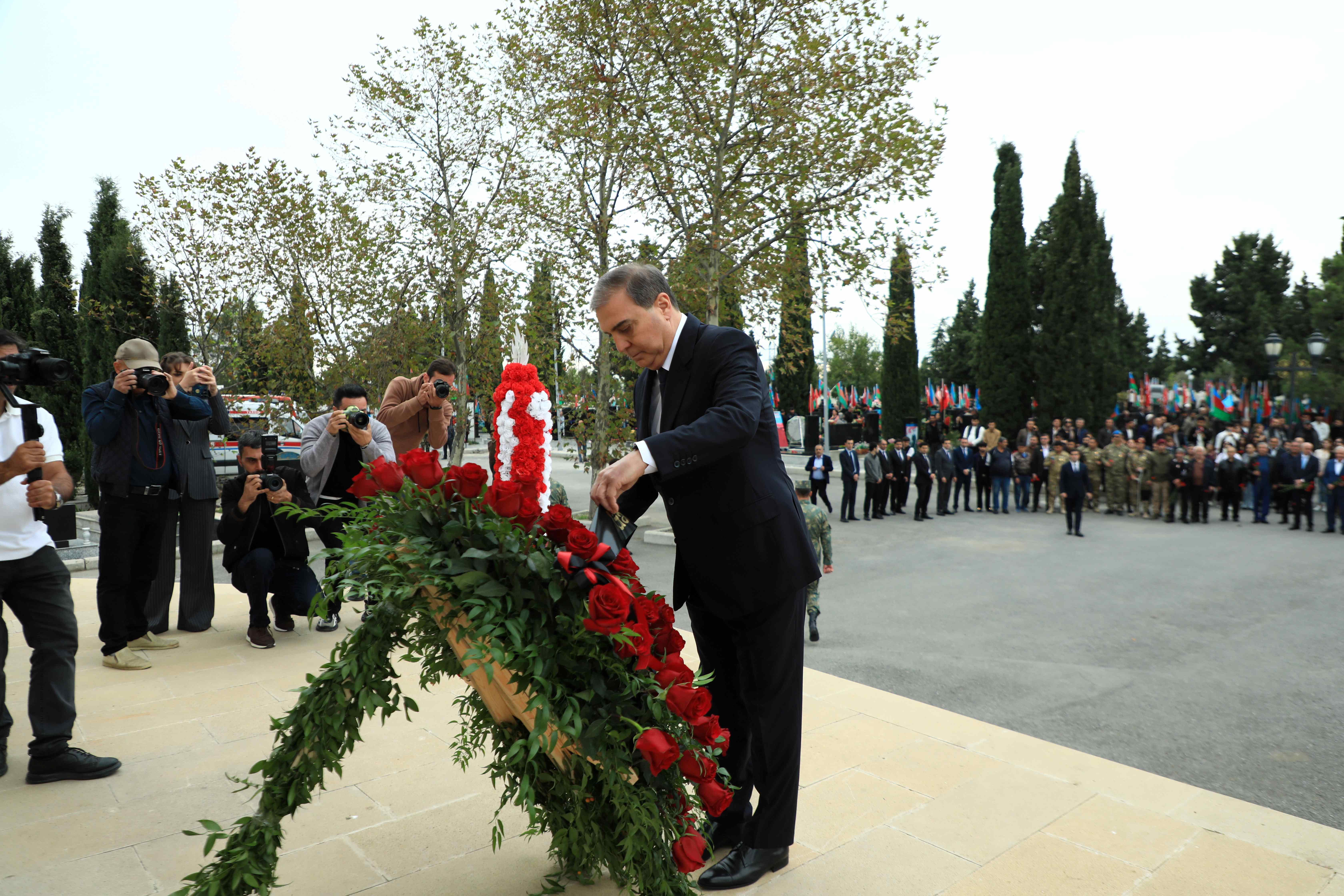 Gəncədə Anım Günü ilə bağlı tədbir keçirildi - FOTOLAR