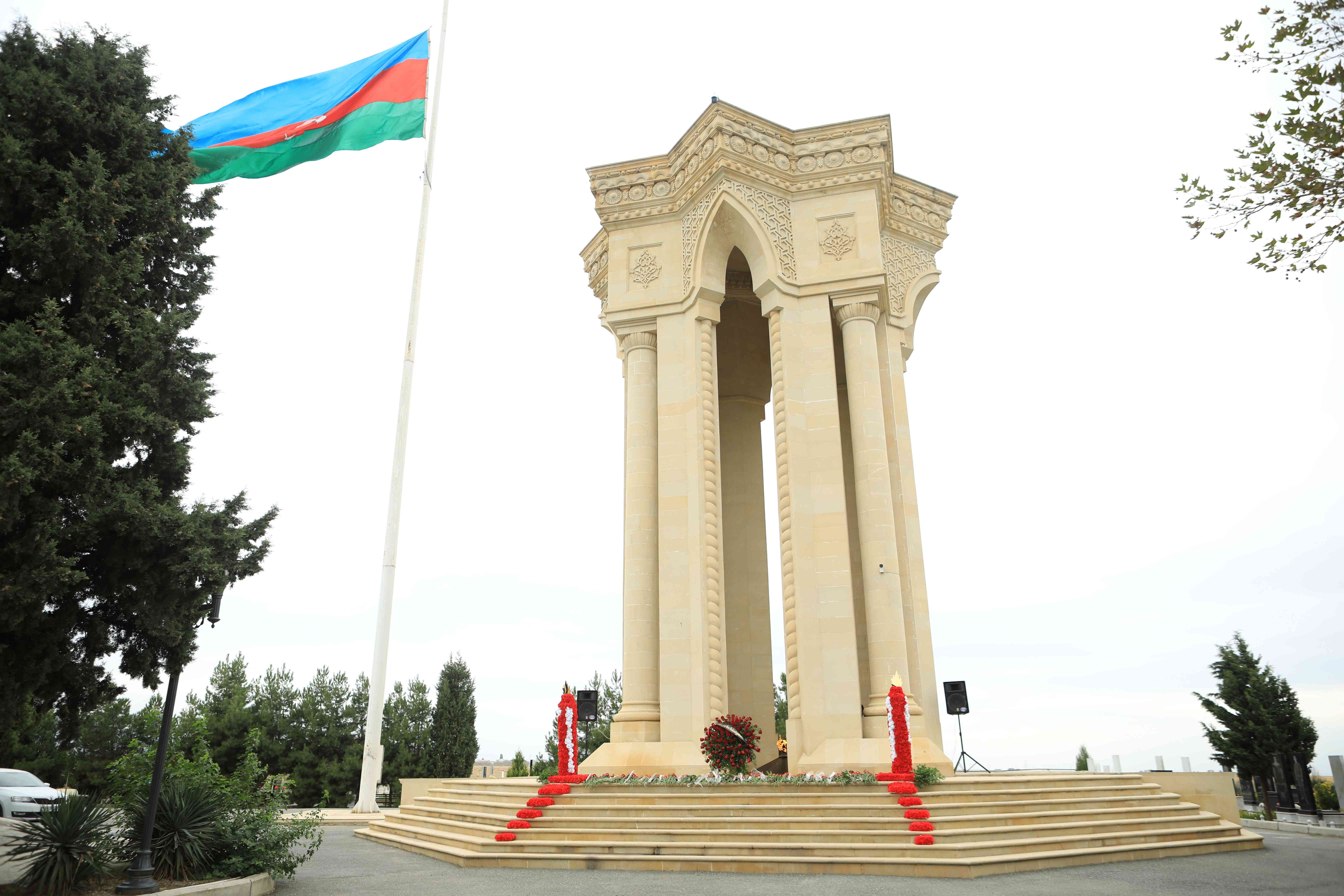 Gəncədə Anım Günü ilə bağlı tədbir keçirildi - FOTOLAR