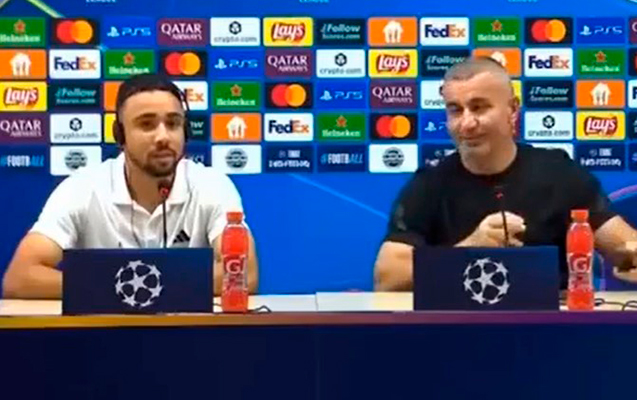 Qurban Qurbanov Leandro ilə zarafatlaşdı  - Video  