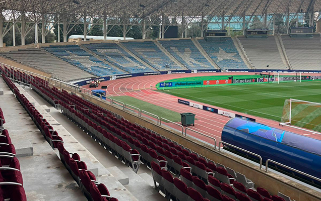 Respublika stadionunda ÇL öncəsi dəyişikliklər  - Video  